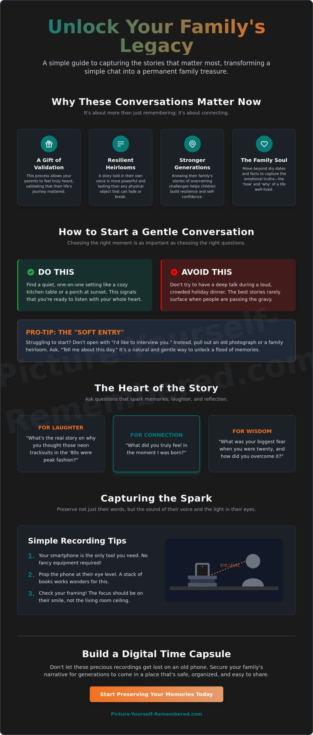 50 Heartfelt Questions to Ask Your Parents Before They Die: Capturing a Lifetime of Stories